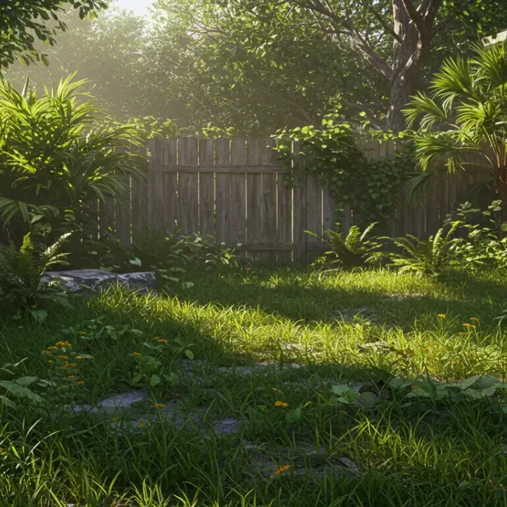 Overgrown yard in Deltona