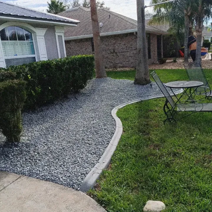 rock-bed installation St Augustine