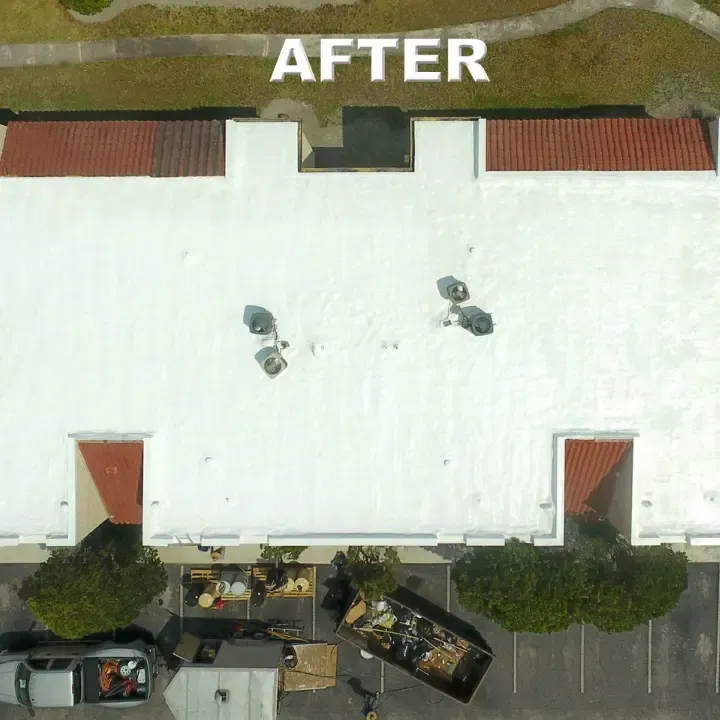 After Roof Coating