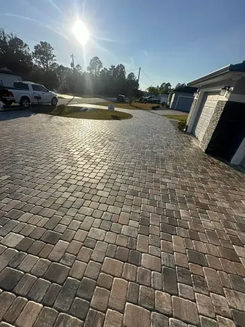 Paver cleaning in Palm Coast