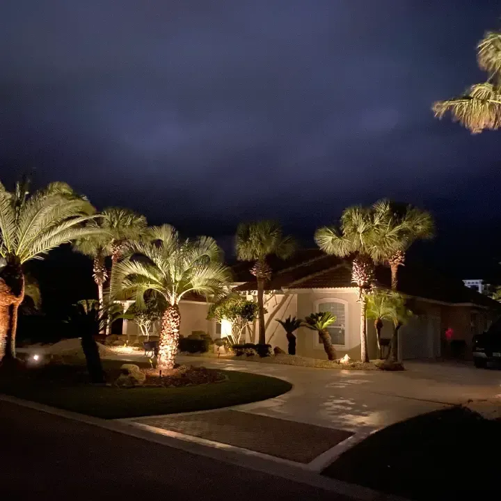 Landscape lighting in St Augustine