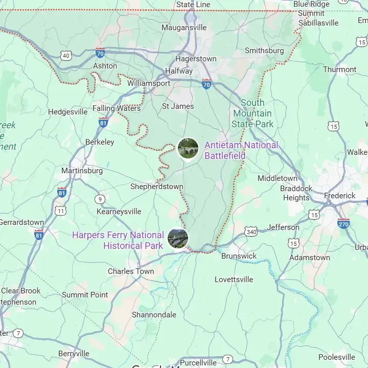 Collectors trash service areas map