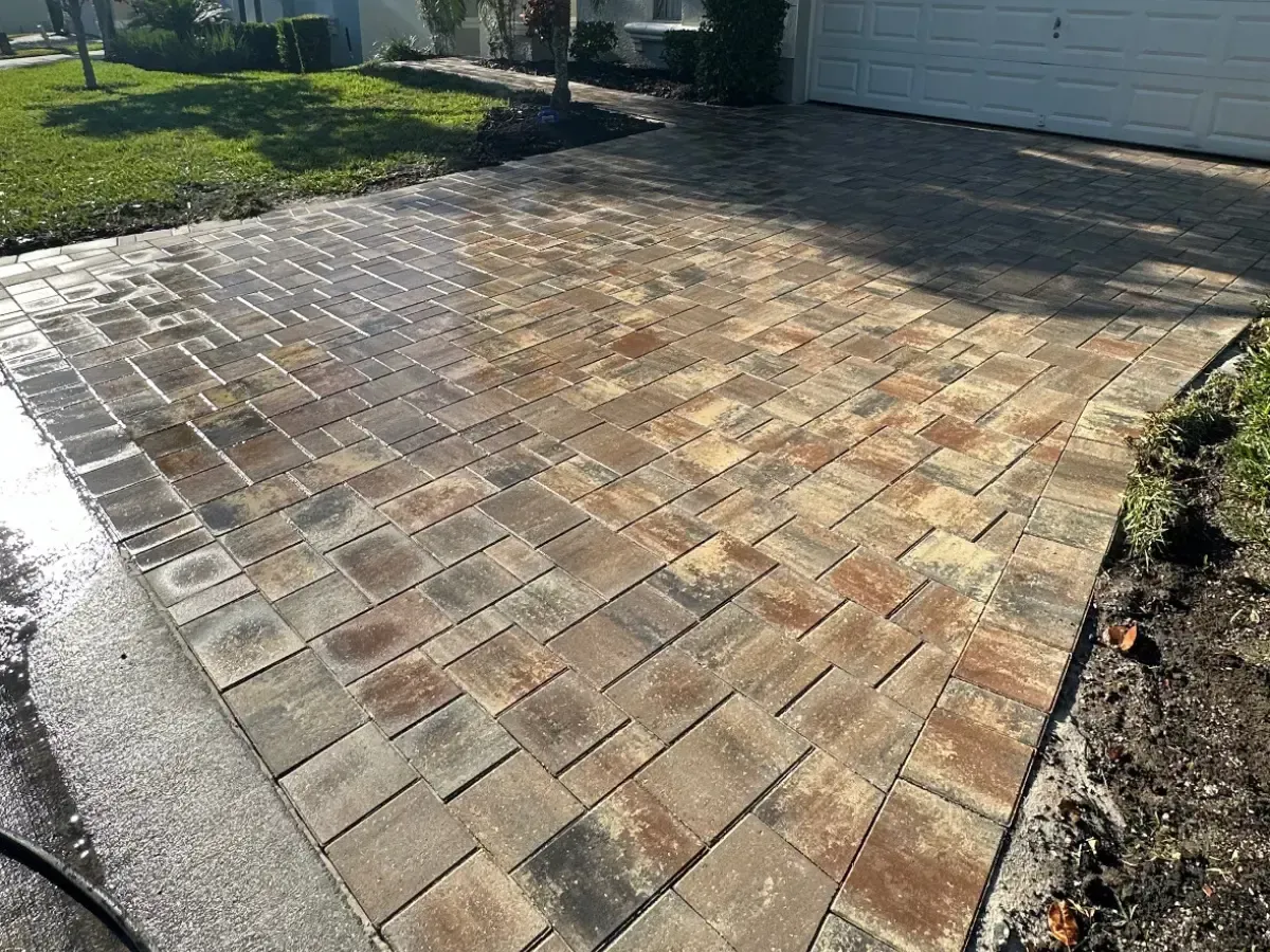 driveway paver installation in Winter Haven 