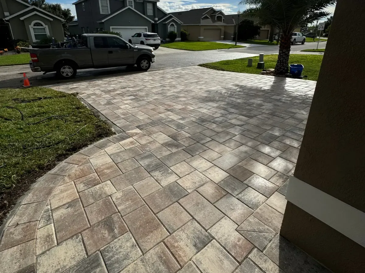 driveway paver installation in Winter Haven 