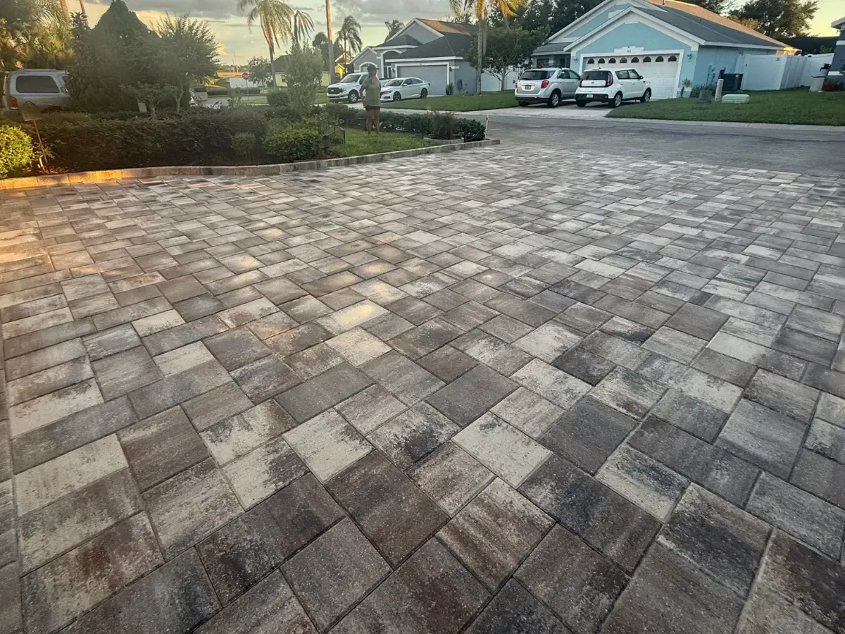 driveway paver installation in Winter Haven 