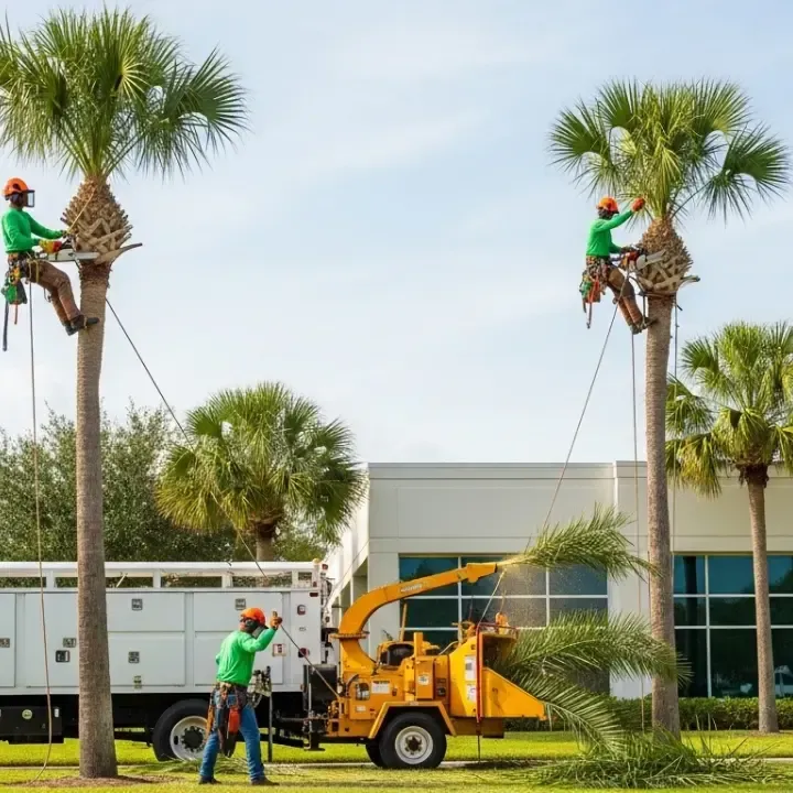 commercial tree trimming st augustine