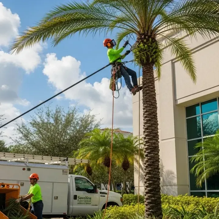 commercial tree trimming st auustine