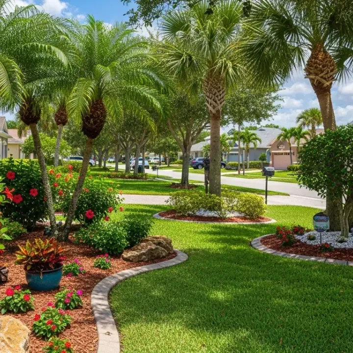 hoa community landscaping in St Augustine