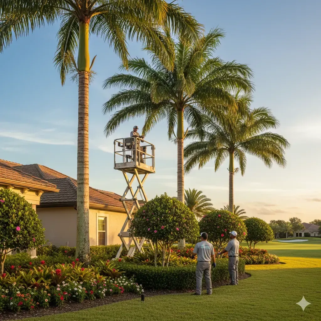 Palm and Shrub trimming st auustine