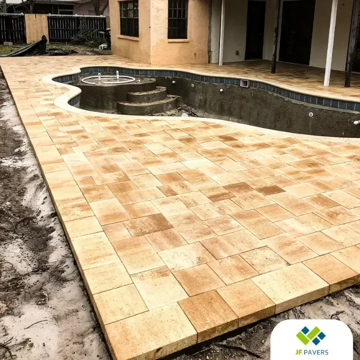 pool patio paver installation in Tampa, FL