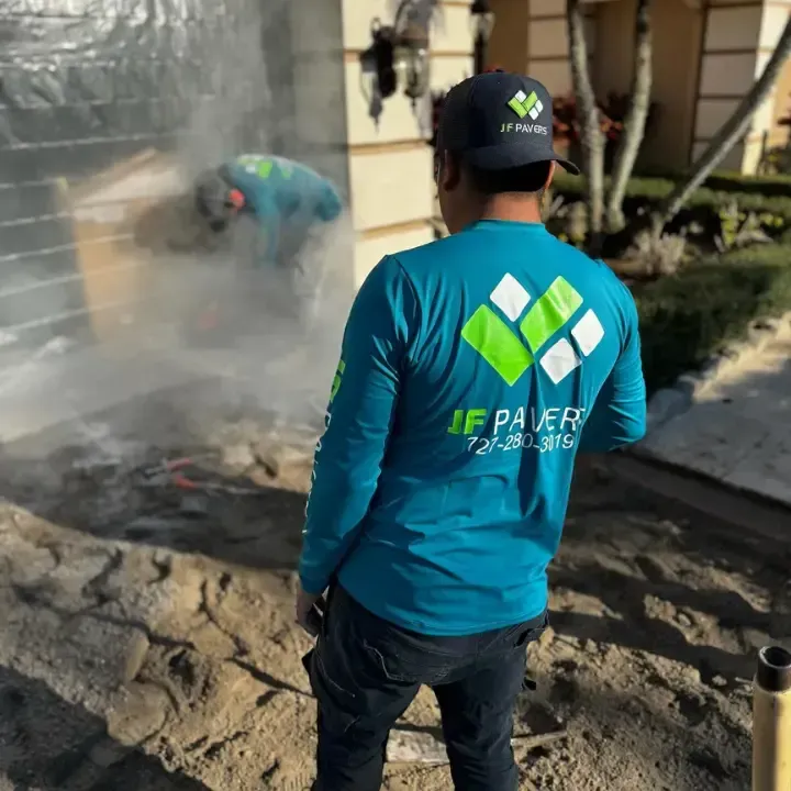 driveway paver installation in Wesley Chapel, FL