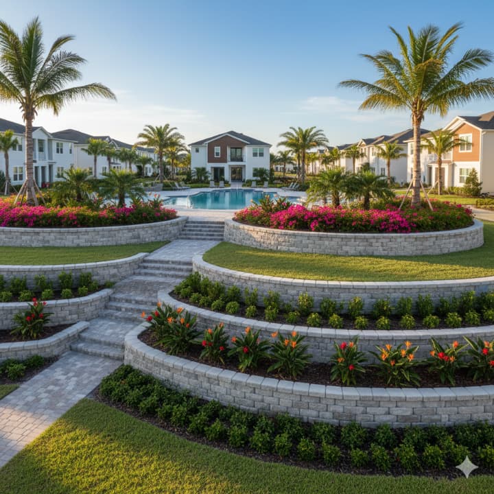 retaining walls st augustine
