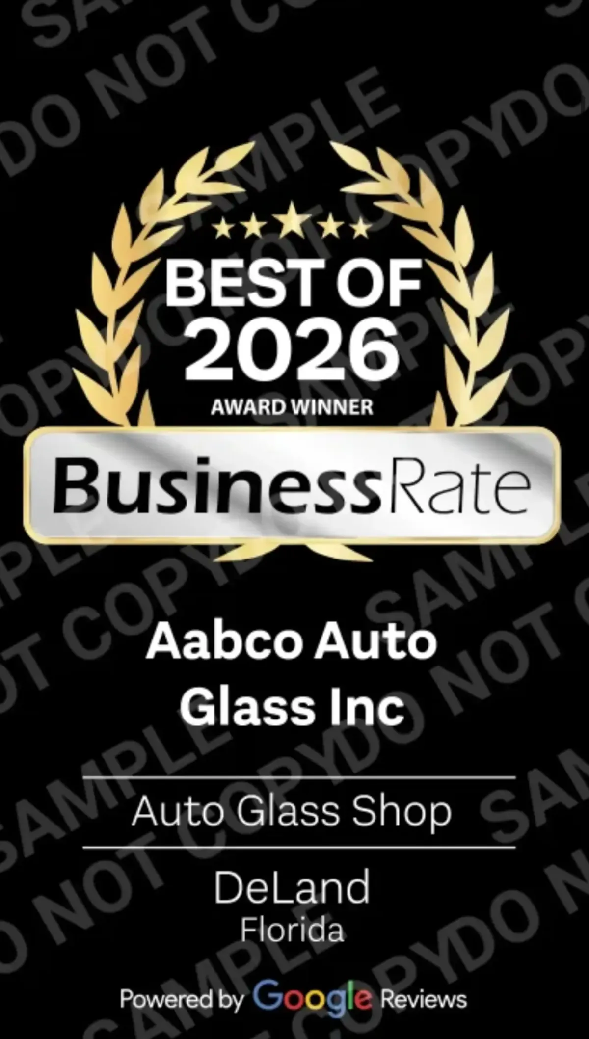 auto glass repair shop in Deland, FL 2026 award