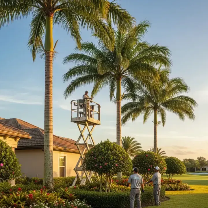 Palm and Shrub trimming st auustine