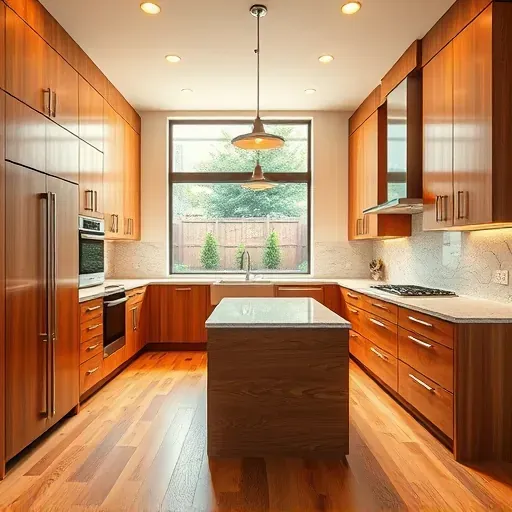 Completed kitchen remodel in Lawrenceburg KY with sleek cabinetry, granite countertops, and a warm, inviting atmosphere.
