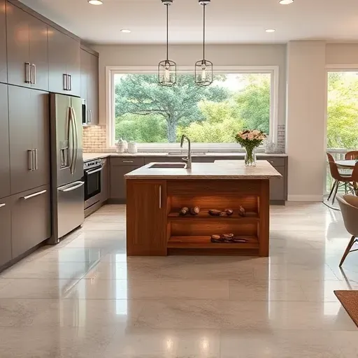 Recently remodeled kitchen in Lawrenceburg KY featuring modern cabinetry, granite countertops, and stylish subway tiles.