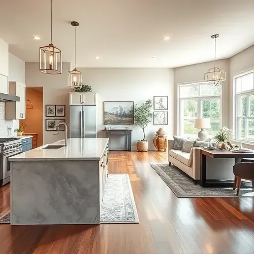 Completed remodeling project in Nonesuch, KY showcasing modern interior, stylish kitchen, and inviting living area.