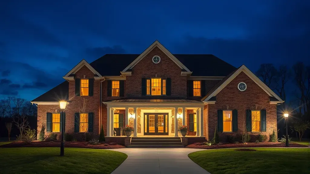 Lighting installation projects in Lawrenceburg KY showcasing modern designs and vibrant aesthetics