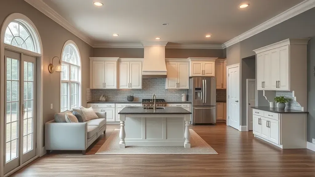 Remodeling in Harrodsburg, KY showcasing modern design elements and a fresh interior space.