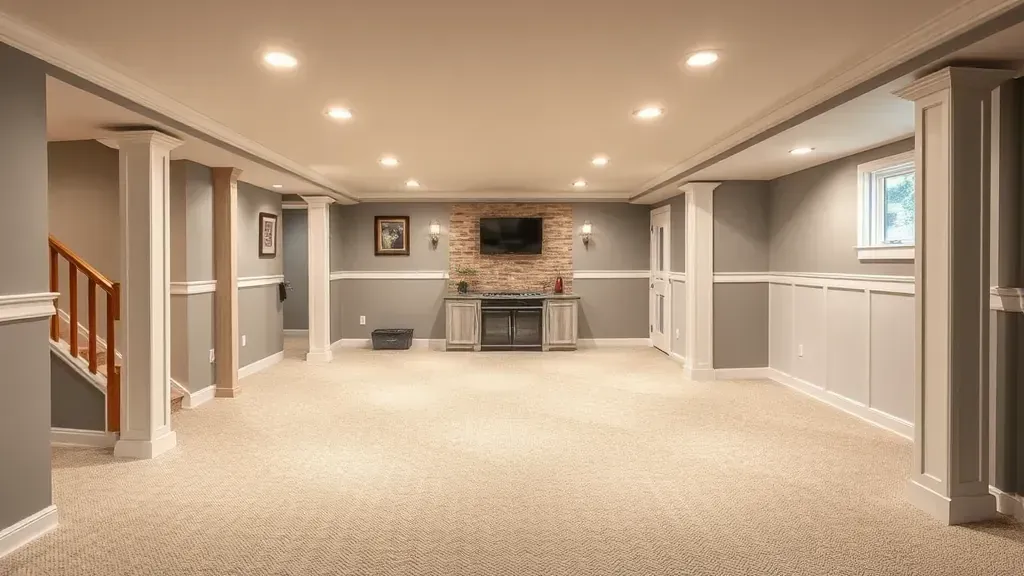 Basement remodeling projects in Lawrenceburg KY showcasing modern designs and functional spaces.