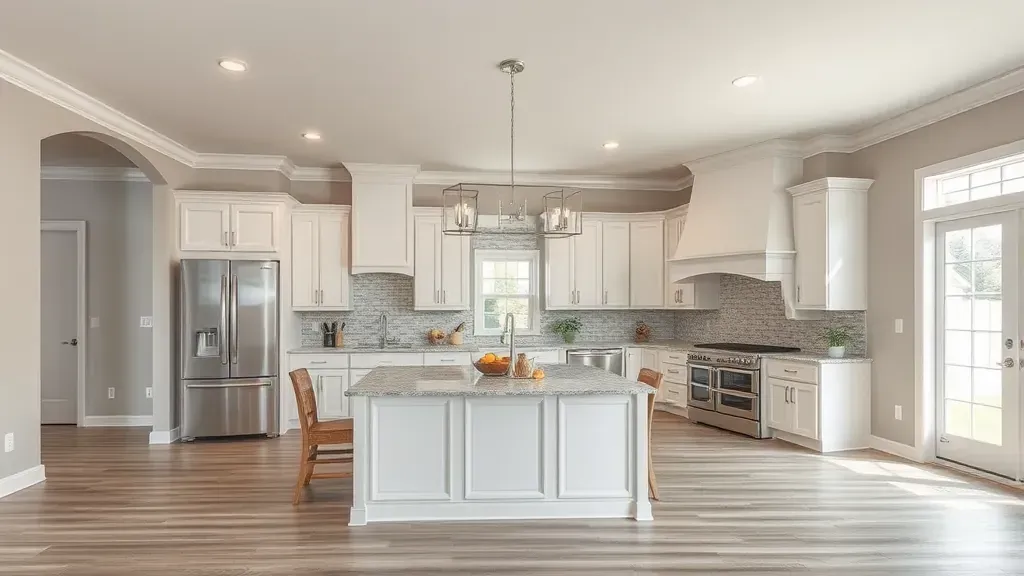 Remodeling in Bagdad KY featuring a modern living room renovation with fresh paint and new furniture.