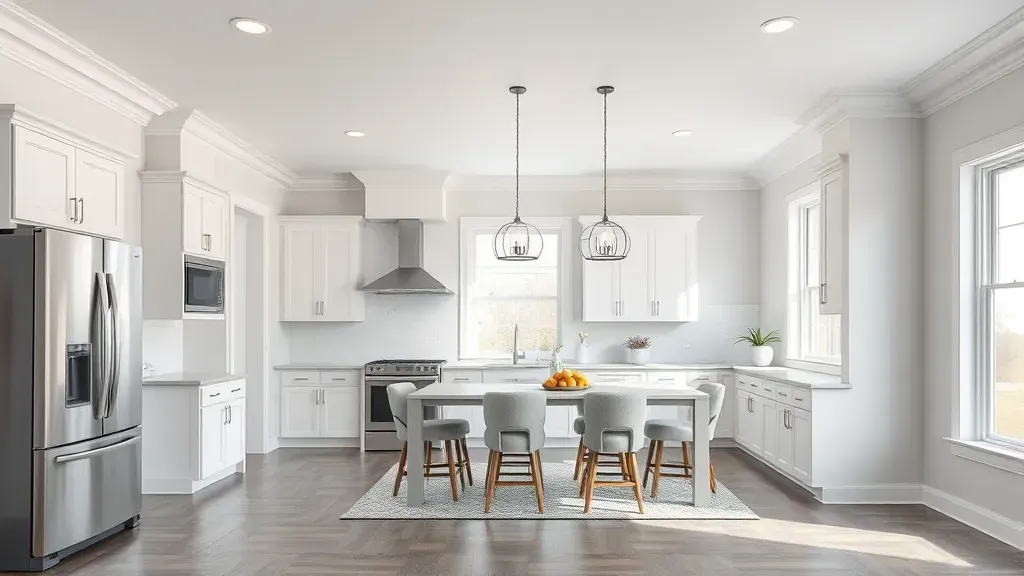 Remodeling project in a living room in Shelbyville, KY with modern furniture and bright decor.