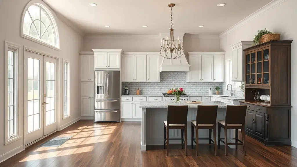 Remodeling in Danville, KY showcasing modern kitchen design and open layout features.
