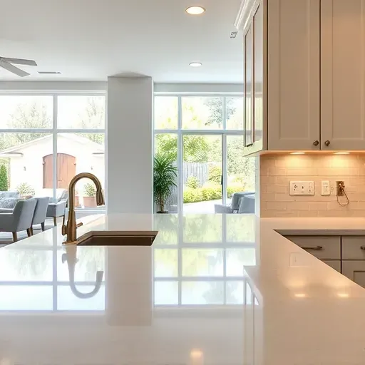 Completed modern kitchen electrical installation in Lawrenceburg KY with sleek cabinetry, integrated appliances, and under-cabinet lighting