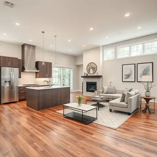 Stunning open-concept living space in Willisburg KY with modern design, sleek flooring, and inviting natural light.