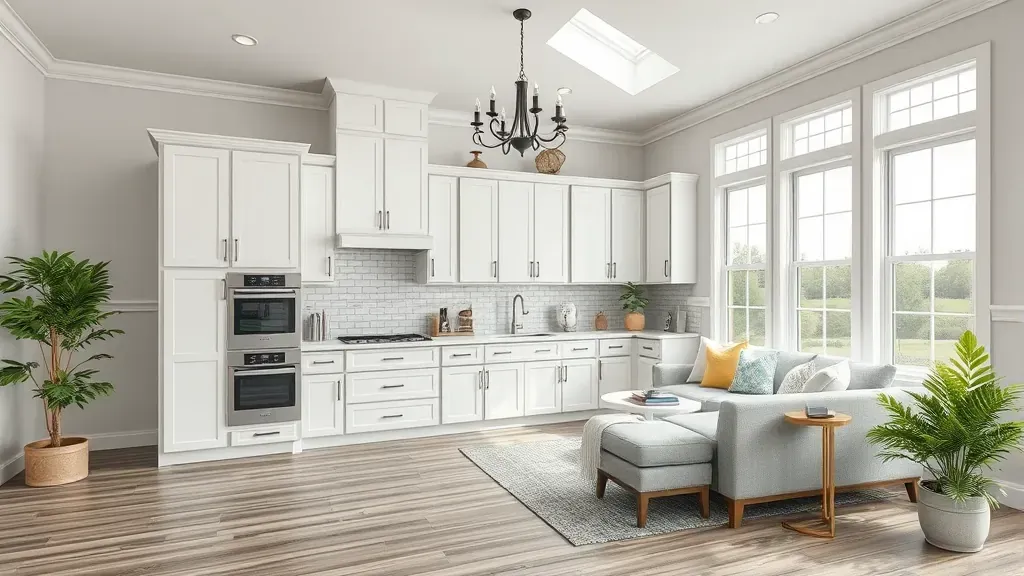 Remodeling in Alton, KY showcasing a beautifully renovated kitchen with modern appliances and elegant design.