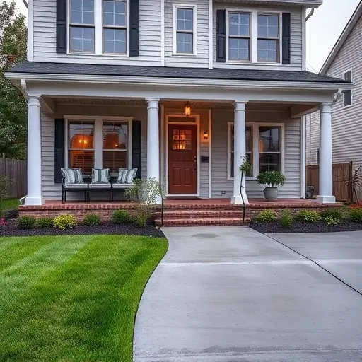Perfectly remodeled home interior in Lawrenceburg KY featuring modern design and open spaces without people.