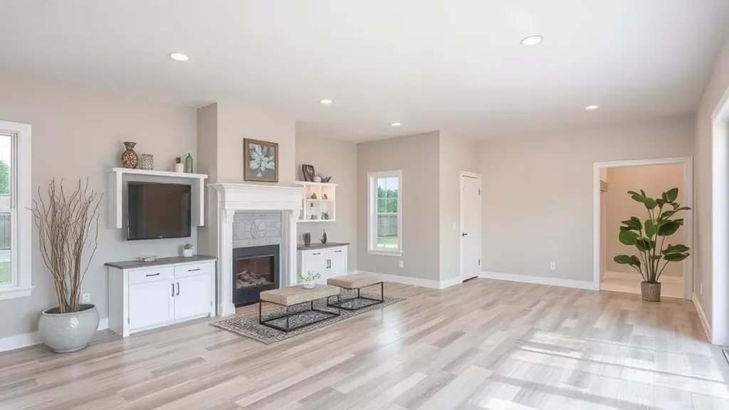 Remodeling in Perryville, KY showcasing a modern kitchen design with sleek cabinets and bright countertops.