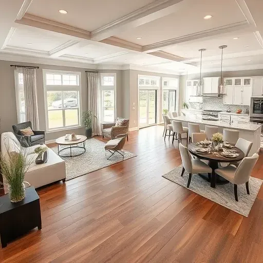 A beautifully remodeled interior in Lawrenceburg, KY showcasing modern design and elegant finishes.