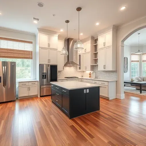 Recently remodeled kitchen in Mount Eden KY with modern cabinetry, stainless steel appliances, and a spacious island.
