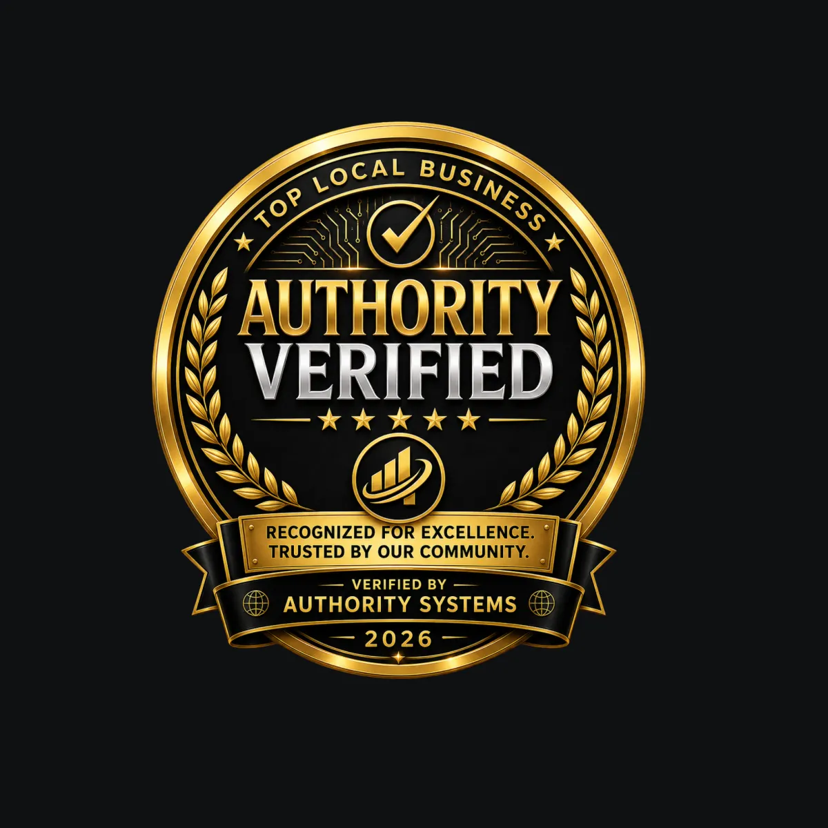 Authority Verified Gold Badge