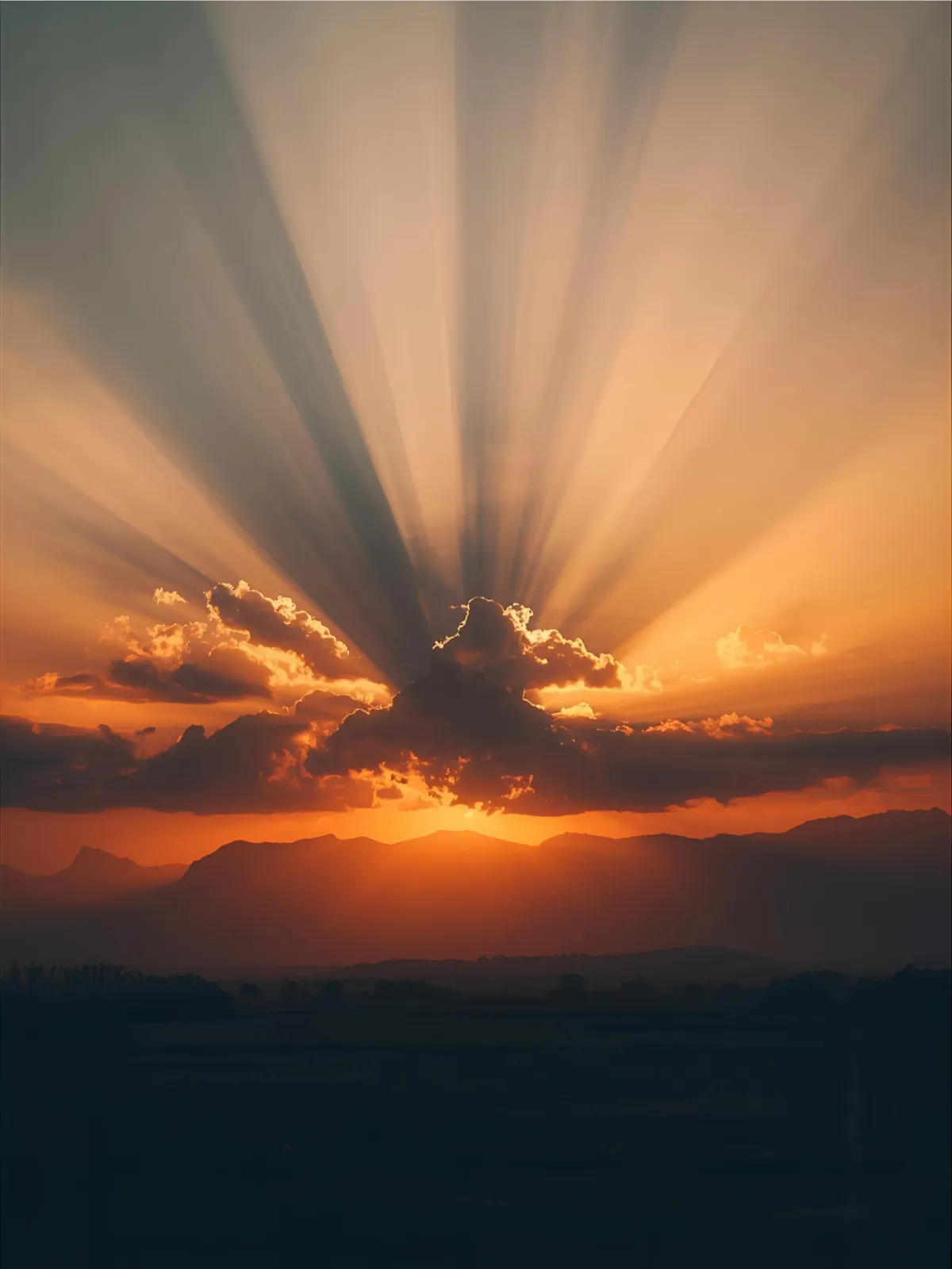 A powerful sunrise scene: Symbolizes Ephesians 5:14
