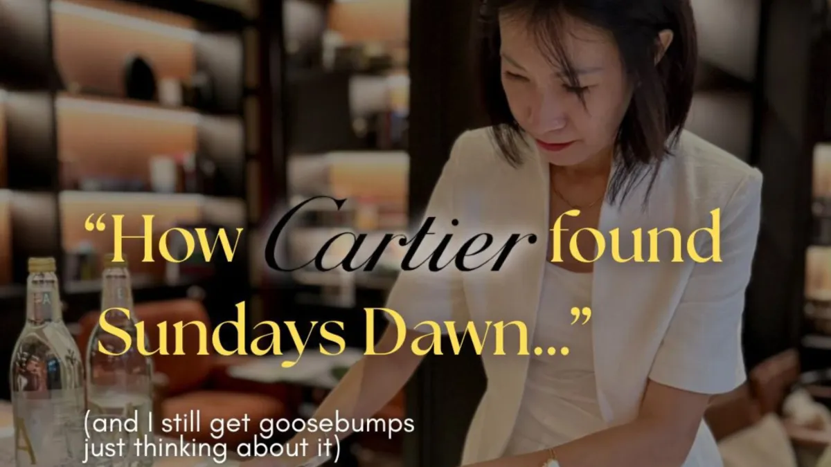 How Cartier Found Sundays Dawn | A Calligraphy Testimony