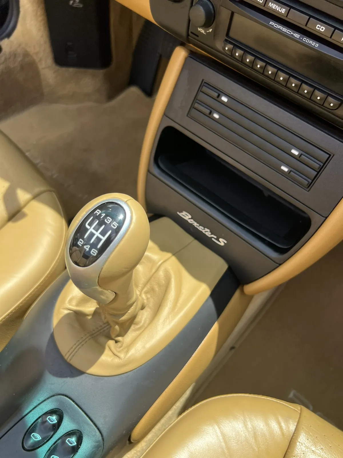 Porsche Boxter S repaired shifter knob