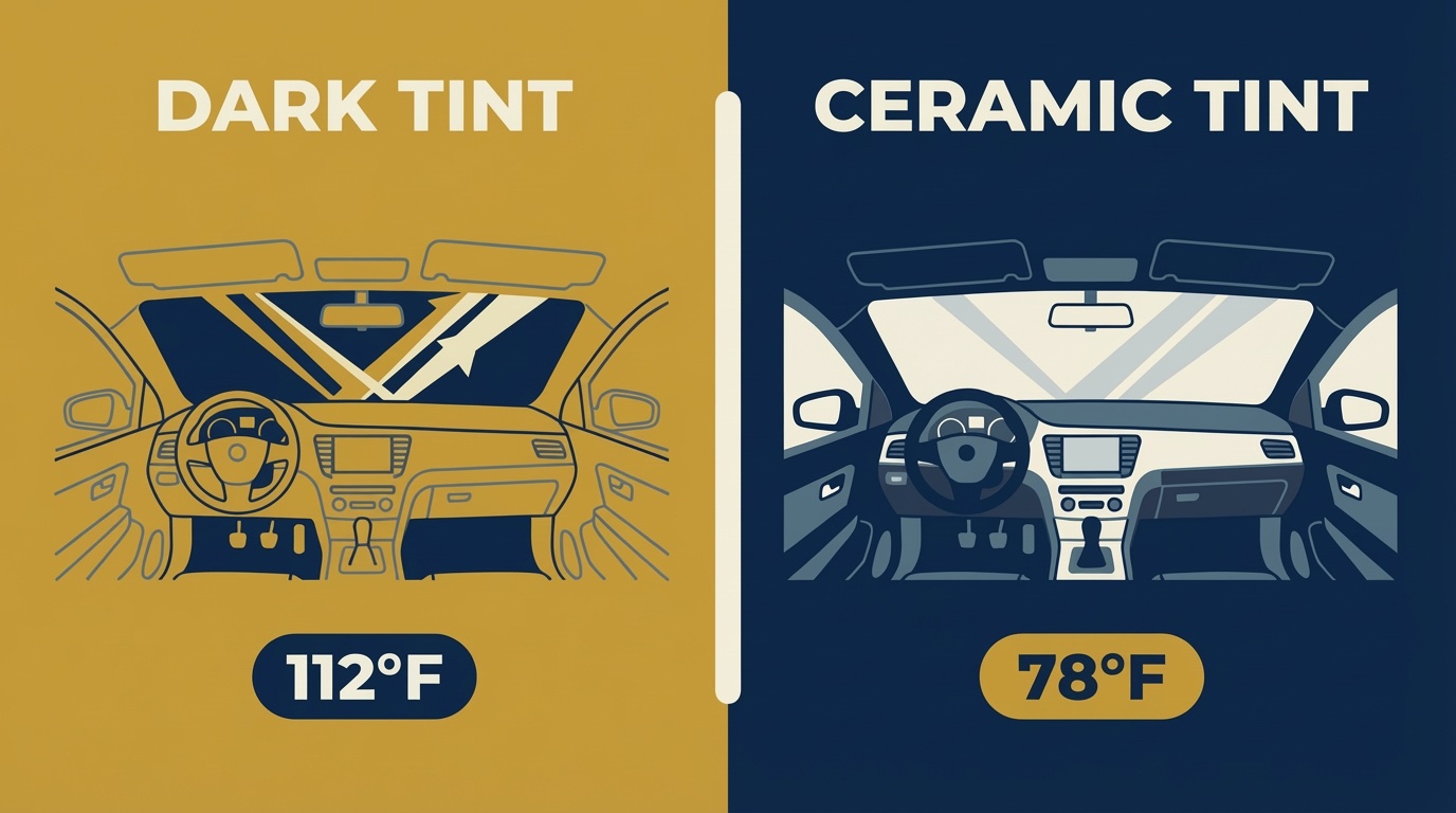 Dark Windows Don’t Mean Cooler Cabins | Ceramic Window Tint St. Louis