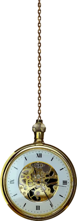 Montre de poche ancienne, symbole de l'hypnose