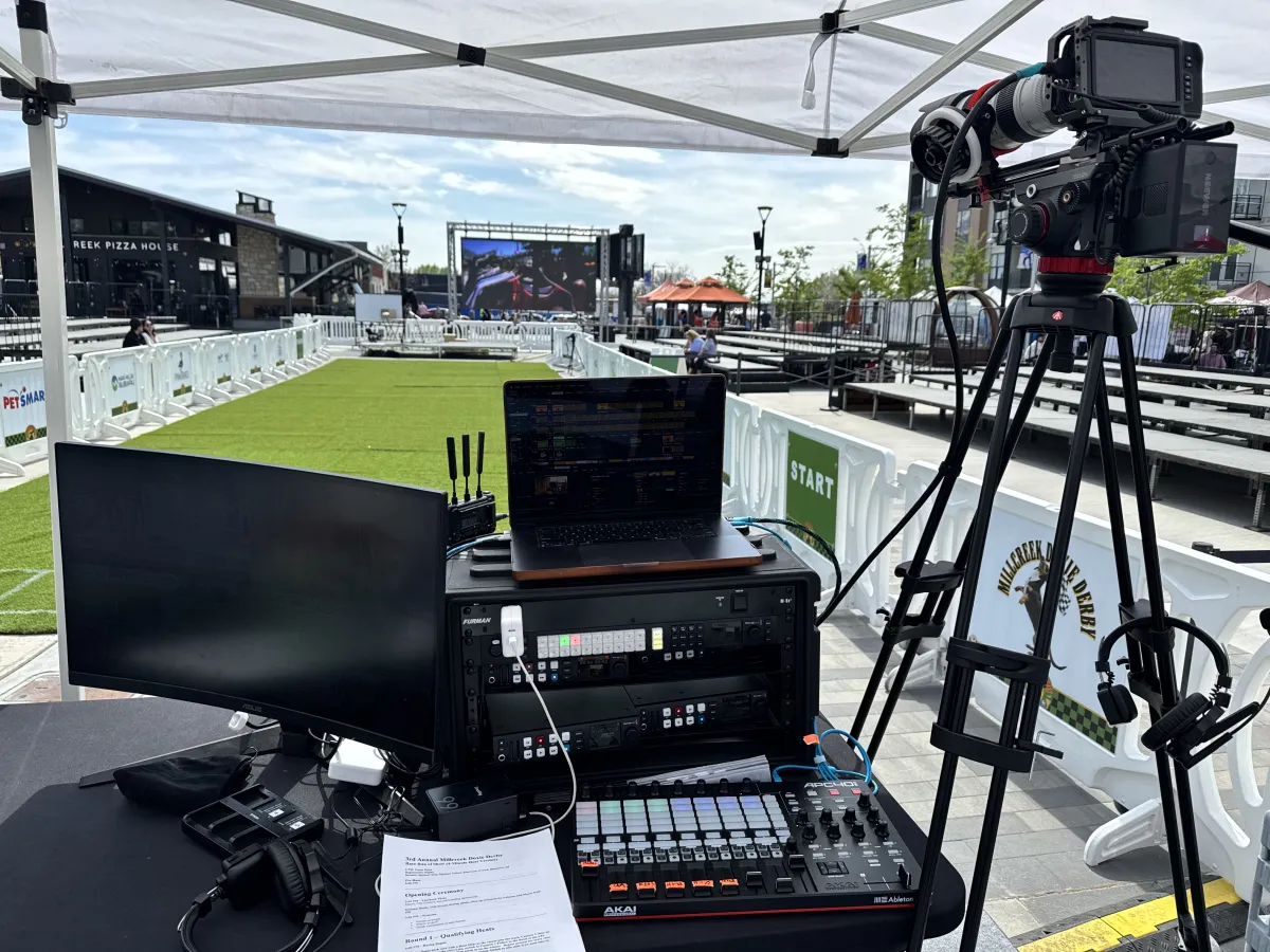 LED wall at product launch event