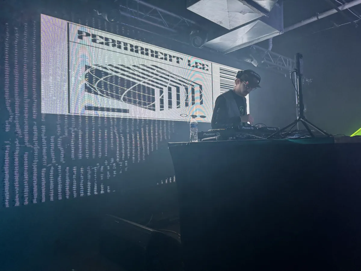 VJ and LED visuals in nightclub