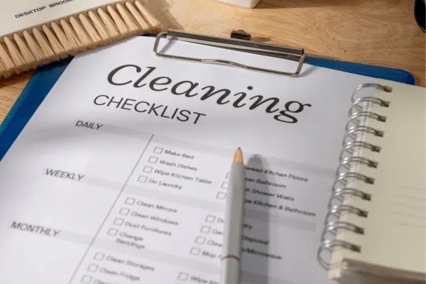Simple Cleaning Checklist