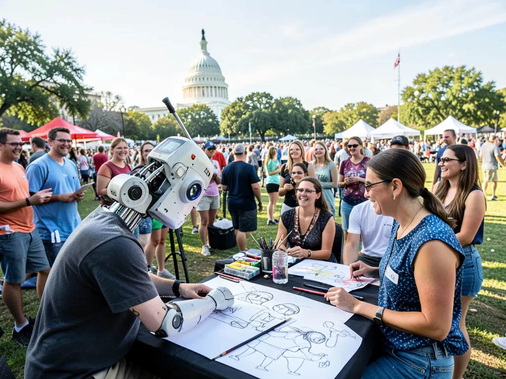 7 Benefits of AI Robotic Sketch Artist for Austin Events