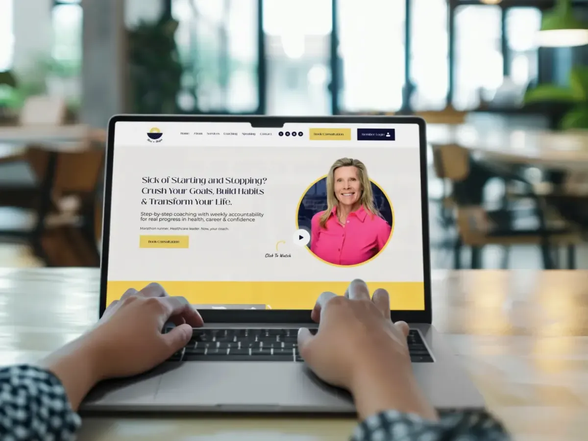 Rise + Begin website home page