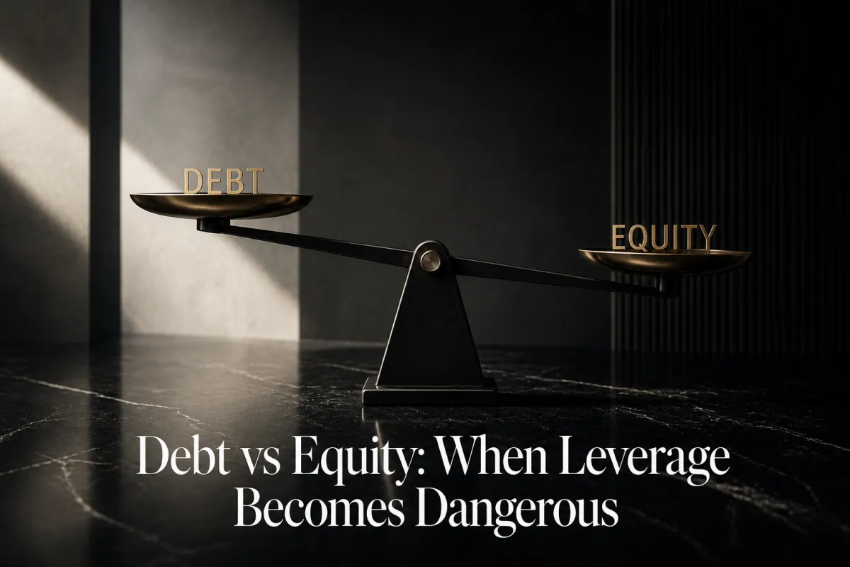 Debt vs Equity: When Leverage Becomes Dangerous