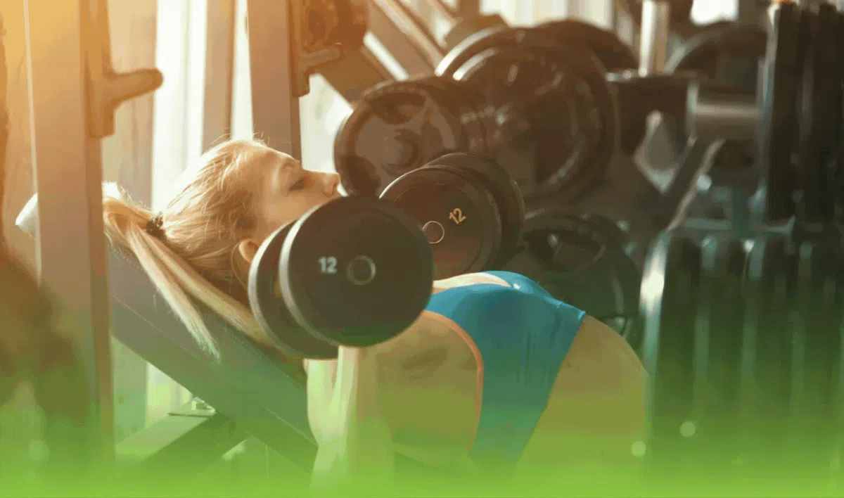 Personal training session in progress at Health Targeted Solutions gym in Clinton Township, MI