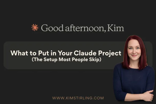 What to Put in Your Claude Project Instructions (The Setup Most People Skip)