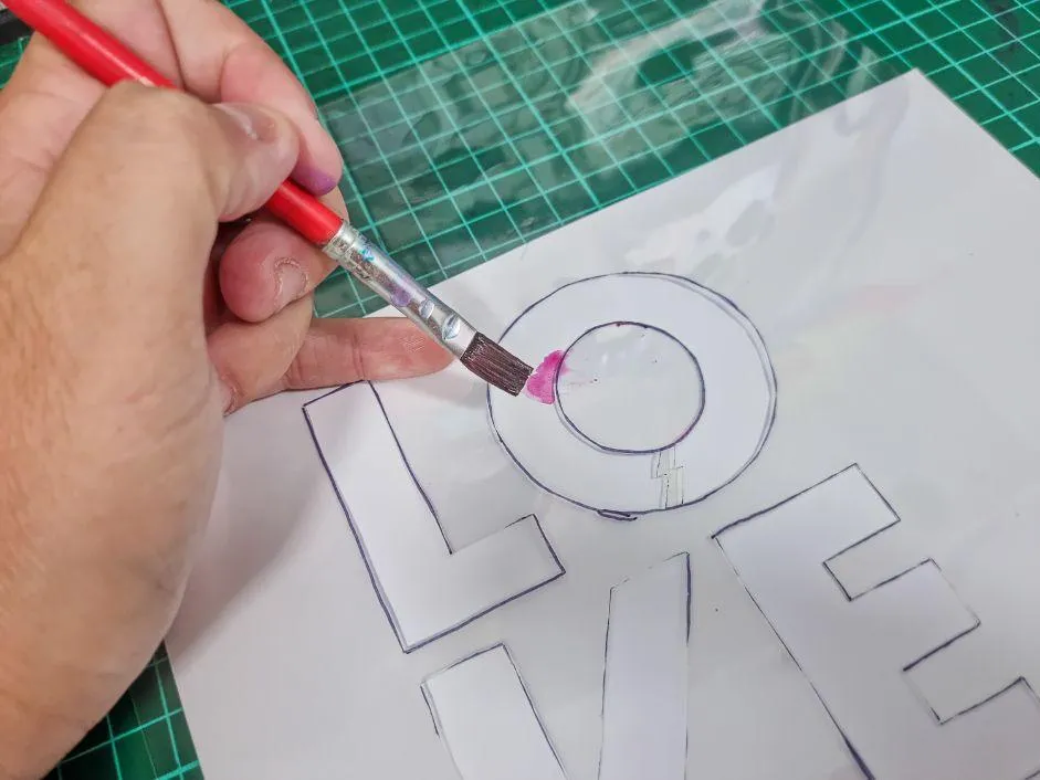 positive scrapbook stencils