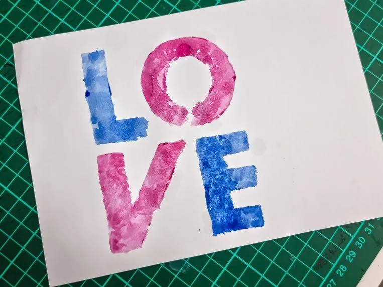 scrapbooking stencil design